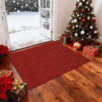 jxgzyy Christmas Door Mat Indoor Entrance, Non Slip Christmas Rug by jxgzyy