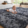 4x6 Area Rugs for Living Room Bedroom, Soft Fluffy Shaggy Bedside Rug, Indoor by NoiFamo
