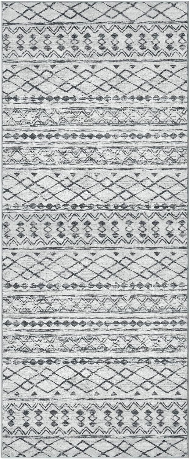 KUTA Moroccan Rugs for Entryway, Non-Slip Washable Ultra Soft Hallway Runner Rug - Image 8