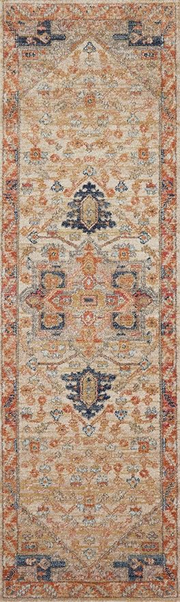 Loloi Jocelyn Collection JOC-01 Sand/Multi 7'-10" x 10' .38" Thick Area Rug - Image 6