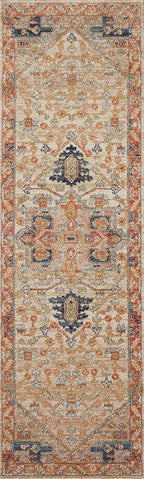Loloi Jocelyn Collection JOC-01 Sand/Multi 9'-6" x 12'-6" .38" Thick Area Rug - Image 6
