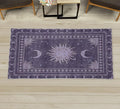 Ambesonne Sun and Moon Decorative Rug, Bohemian Artwork Design of Crescent by Ambesonne