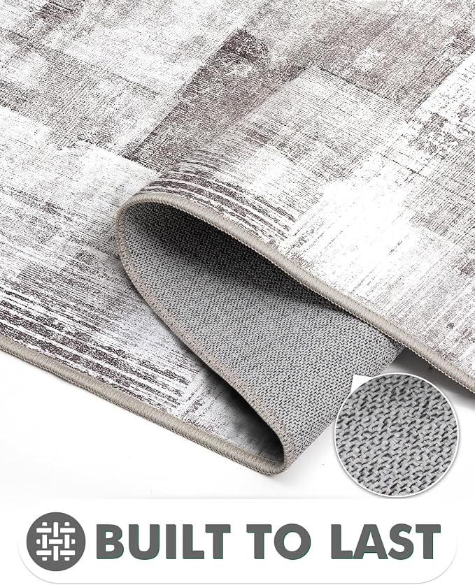 LUMI Washable Runner Rug, Low Profile Thin Long Carpeet - Image 4