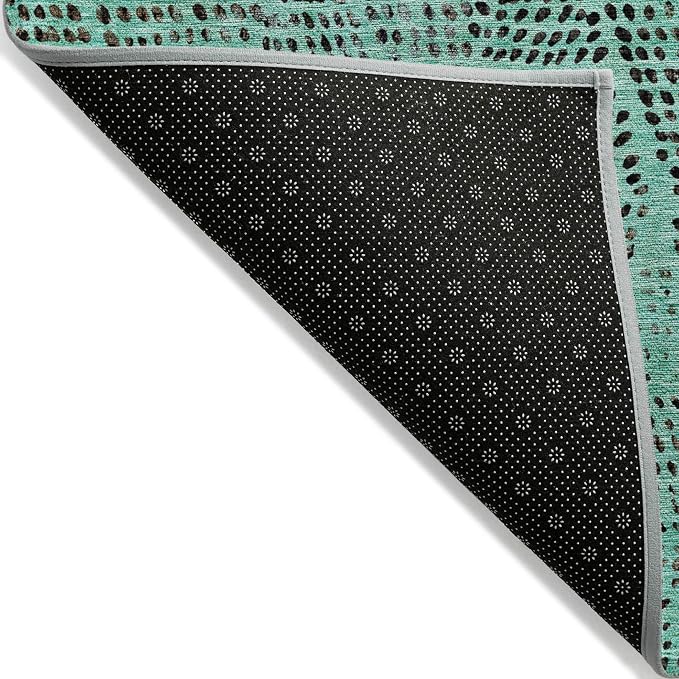 Addison Rugs Chantille ACN591 Teal 3' x 5' Indoor Outdoor Area Rug, Easy Clean - Image 4