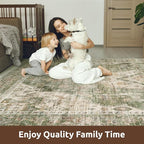 AMOAMI-2X3 Small Rug-Washable Rugs Entryway Mat Indoor-Soft Vintage Non Slip - Image 7