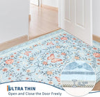 GarveeHome 3x5 Small Area Rug for Bedroom Floral Washable Rugs Non Slip Stain - Image 4