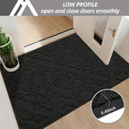 COSY HOMEER Door Mat 32”x48”, Absorbent Dirt Trapper Entryway Rugs, Non-Slip - Image 5