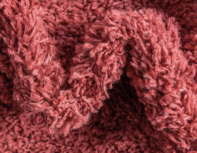 Unique Loom Davos Shag Collection Area Rug - Image 7