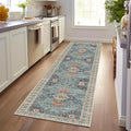 Enkor Runner Rugs for Hallway, 2.6x8 Washable Soft Non Slip Floor Rugs for by EnkorStore