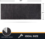 PURRUGS Dirt Trapping Door Mat 24" x 59", Non-Slip Machine Washable Entry Rug - Image 2