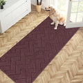 PURRUGS Dirt Trapping Door Mat 32" x 70", Non-Slip Machine Washable Entry Rug by PURRUGS