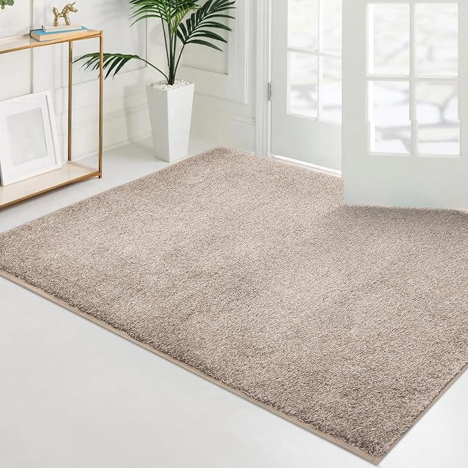PURRUGS Easy Care Area Rug 4ft x 6ft, Non-Slip Machine Washable Entryway Rug - Image 3