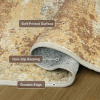 GENIMO 2x3 Rugs for Entryway, Washable Bathroom Kitchen Rugs Non Slip, Modern - Image 5
