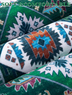 SERISSA Boho Washable Runner Rug, 2x6 Rug Runner Non-Slip Vintage Green White - Image 4