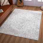 4x6 Washable Rug – Boho Non-Slip Indoor Area Rug - Image 2