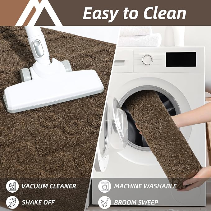 COSY HOMEER Door Mat 20”x32”, Absorbent Dirt Trapper Entryway Rugs, Non-Slip - Image 7