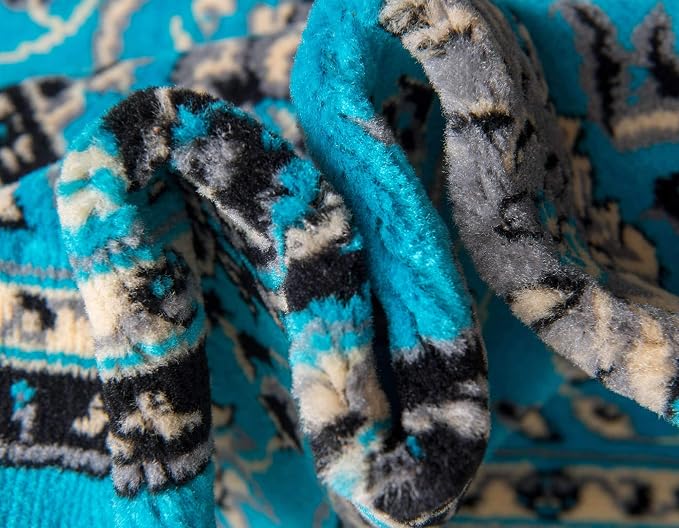 Unique Loom Sialk Hill Collection Area Rug - Image 7