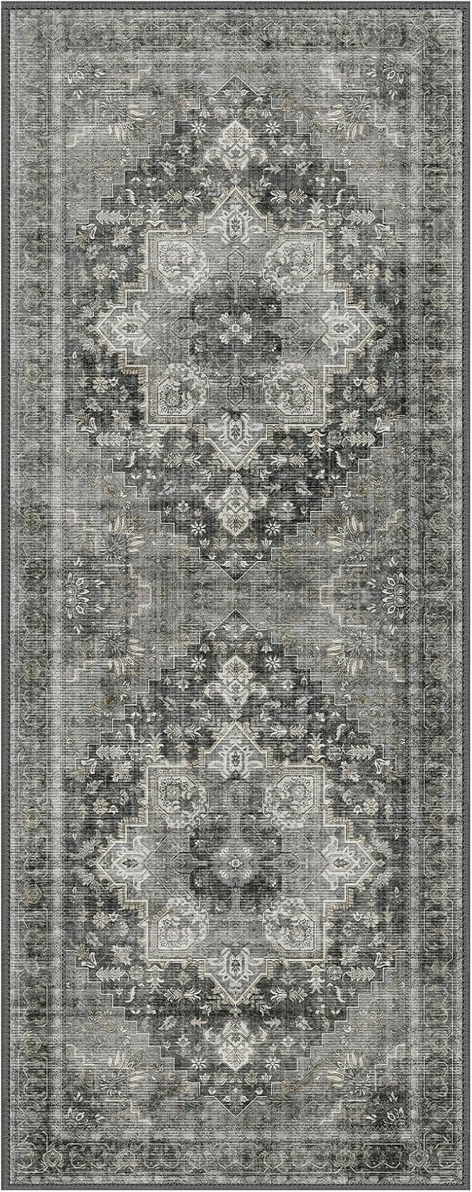 GENIMO 2x5 Runner Rugs for Hallway, Machine Washable Non Slip Vintage Rugs - Image 7