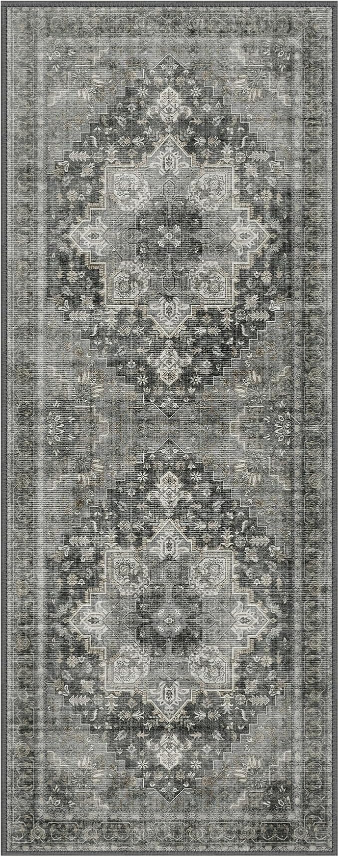 GENIMO 2x10 Runner Rugs for Hallway, Machine Washable Non Slip Vintage Rugs - Image 7