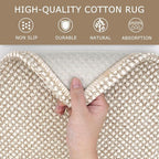 KOZYFLY Rugs for Entryway 3x5 ft Washable Area Rug Non Slip Rubber Backed Entry - Image 6