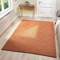 LUXE WEAVERS Modern Farmhouse Orange 5x7 Washable Area Rug, Anti-Slip Diamond by LuxeWeavers