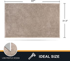 PURRUGS Dirt Trapping Door Mat 31.5" x 47", Non-Slip Machine Washable Entry Rug - Image 2