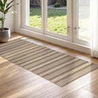 Lahome Striped Easy Jute 2x6 Runner Rug, Farmhouse Kitchen Rugs Non Slip - Image 6