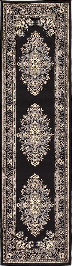 Unique Loom Reza Collection Traditional Persian Style Area Rug, 2 ft 7 in x 10 - Image 8