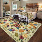 8x10 Machine Washable Area Rug for Living Room, Kids and Pets Friendly for - Image 8