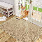 OLANLY Dog Door Mat for Muddy Paws 48x30, Absorbs Moisture and Dirt, Absorbent by OLANLY