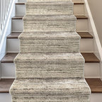 Well Woven Custom Size Hallway & Stair Runner- Harlow Delphi Cream Beige 31 by WellWovenRugs