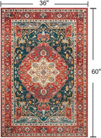 YJ.GWL Area Rugs for Living Room 3x5 Machine Washable Rugs for Bedroom - Image 2