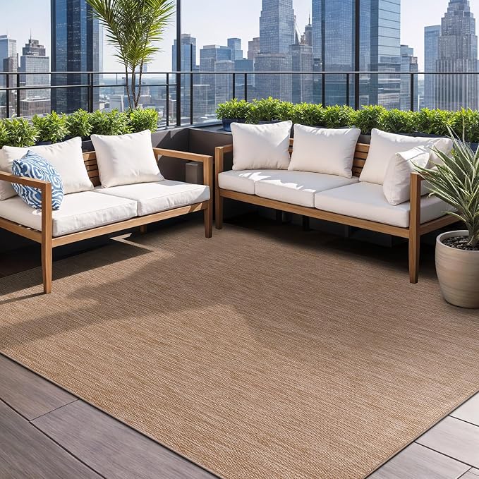 Beverly Rug Indoor Outdoor Rug 9x12, Washable Outside Carpet - Image 7