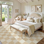 LIVEBOX 8x10 Area Rugs for Living Room, Checkered Non-Slip Washable Rugs - Image 3