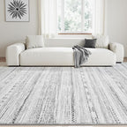 6x9 Area Rugs for Living Room Machine Washable Rug Distressed Indoor Carpet - Image 3