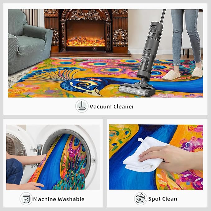 Peacock Rugs for Living Room - Image 7