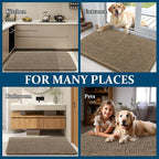 OLANLY Dog Door Mat for Muddy Paws 47x17, Absorbs Moisture and Dirt, Absorbent - Image 8