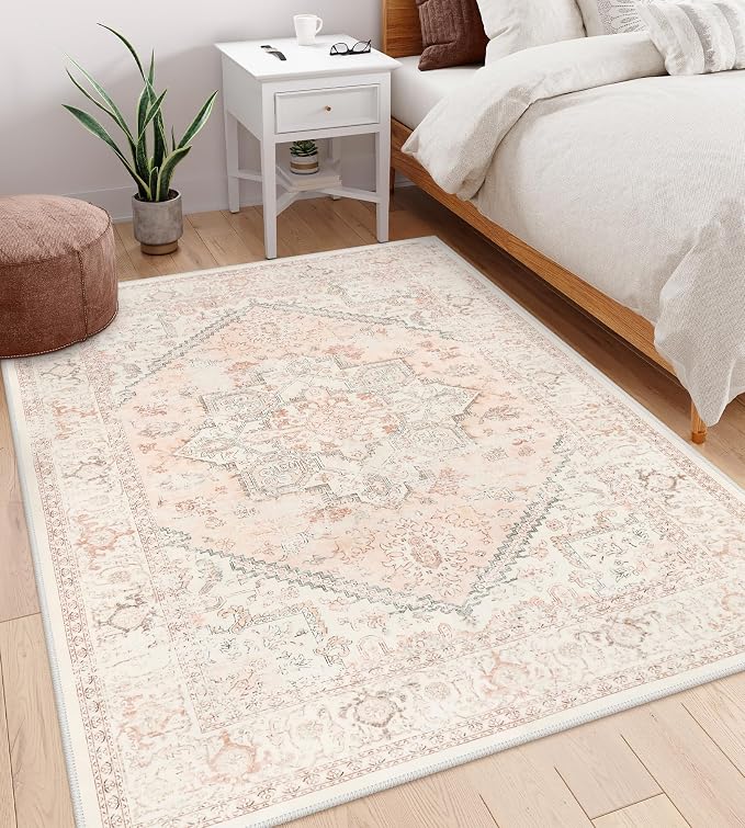 LIVEBOX Pink Area Rug 5x7 - Image 7