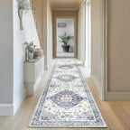 Enkor Runner Rugs for Hallway, 2.6x10.5 Washable Soft Non Slip Floor Rugs for - Image 6