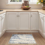 2x3 Entryway Area Rug: Washable Neutral Modern Abstract Small Rug - Image 3