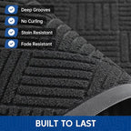 Durable Indoor Outdoor Door Mat, Non-Slip Backing, Stain and Fade Resistant - Image 3