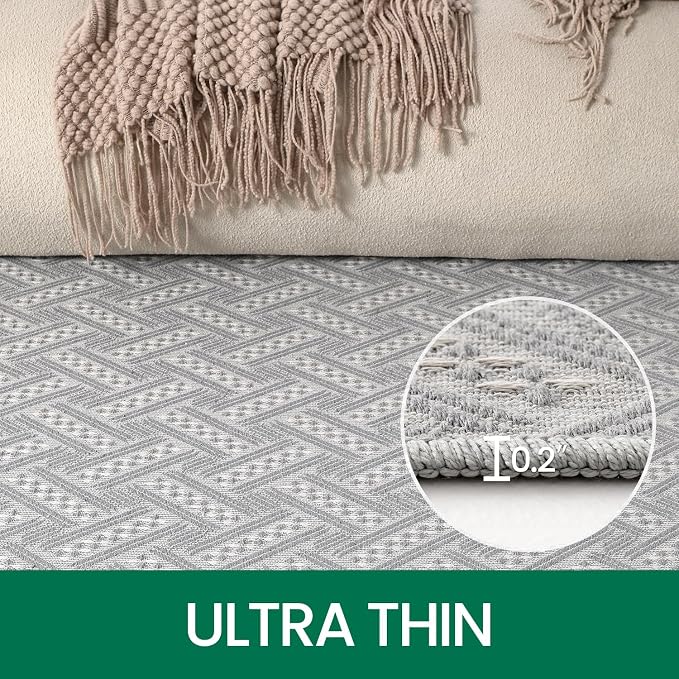 LUMI Washable Area Rug 5x8 for Living Room, Ultra Soft Modern Neutral Rugs - Image 6