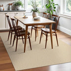 EARTHALL Washable Area Rugs 5x7 Ft Non Slip Living Room Rugs Cotton Dining Room - Image 6