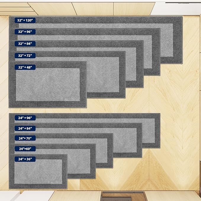 Machine Washable Kitchen Rug 24" x 84", Non Slip Kitchen Mat - Image 5