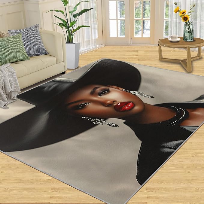 5x7 Fashionable Woman Rugs for Bedroom - Image 3