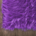 Latepis Purple Sheepskin Large 5x7 Area Rugs - Image 6