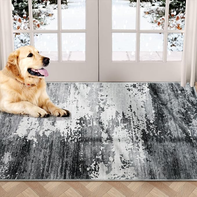 COMSLE Door Mat Soft Absorbent Indoor Front Entryway Rug Machine Washable by COMSLE