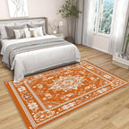 Mandala Rugs for Living Room -Vintage Floral Rug, 3x4 ft, Boho Medallion - Image 3