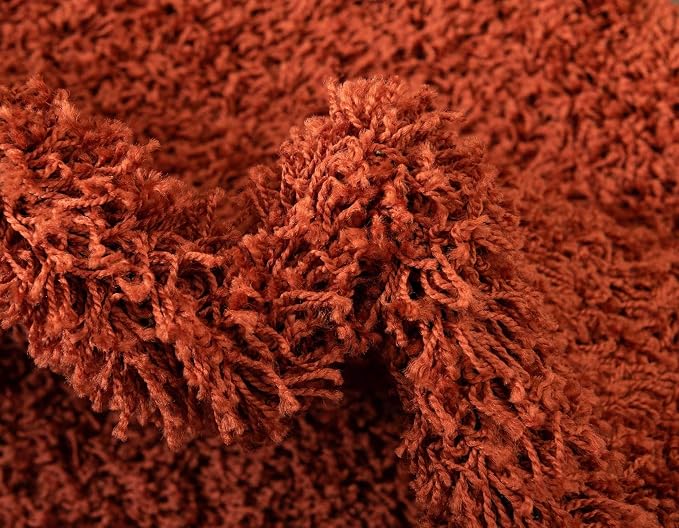 Unique Loom Solid Shag Collection Area Rug - Image 13