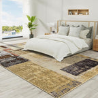 LOCHAS Rug for Living Room, Washable Soft Area Rugs for Bedroom 8x10, Abstract - Image 4